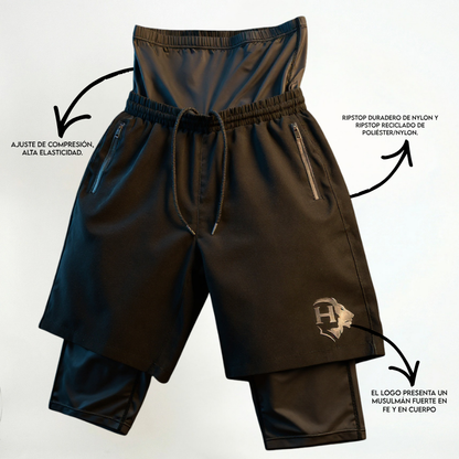 Short deportivo que cubre el awrah